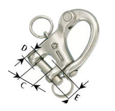 Forged Stainless Steel Fixed Clevis Snap Shackles