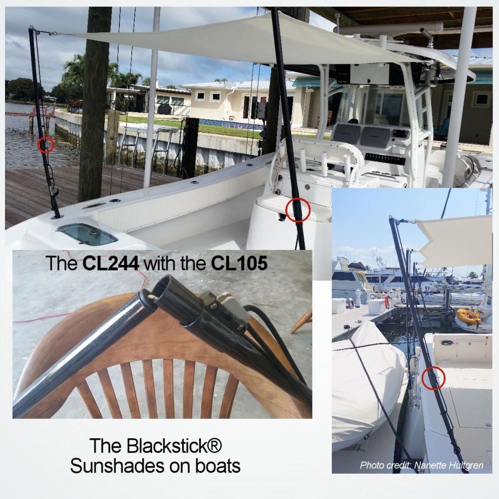 Aluminium Boom Cleat and Clamp