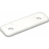 Toe Strap Plate White