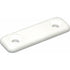 Toe Strap Plate White