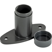 Locking Plastic Rowlock Socket - Grey