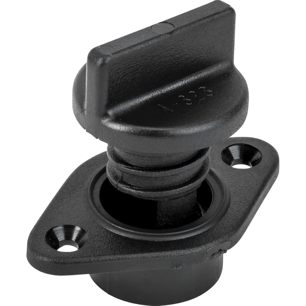 Drain Socket With Captive Screw Bung - Grey