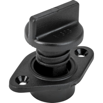 Drain Socket With Captive Screw Bung - Grey