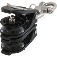 40mm Double Snatch Block - Snap Shackle