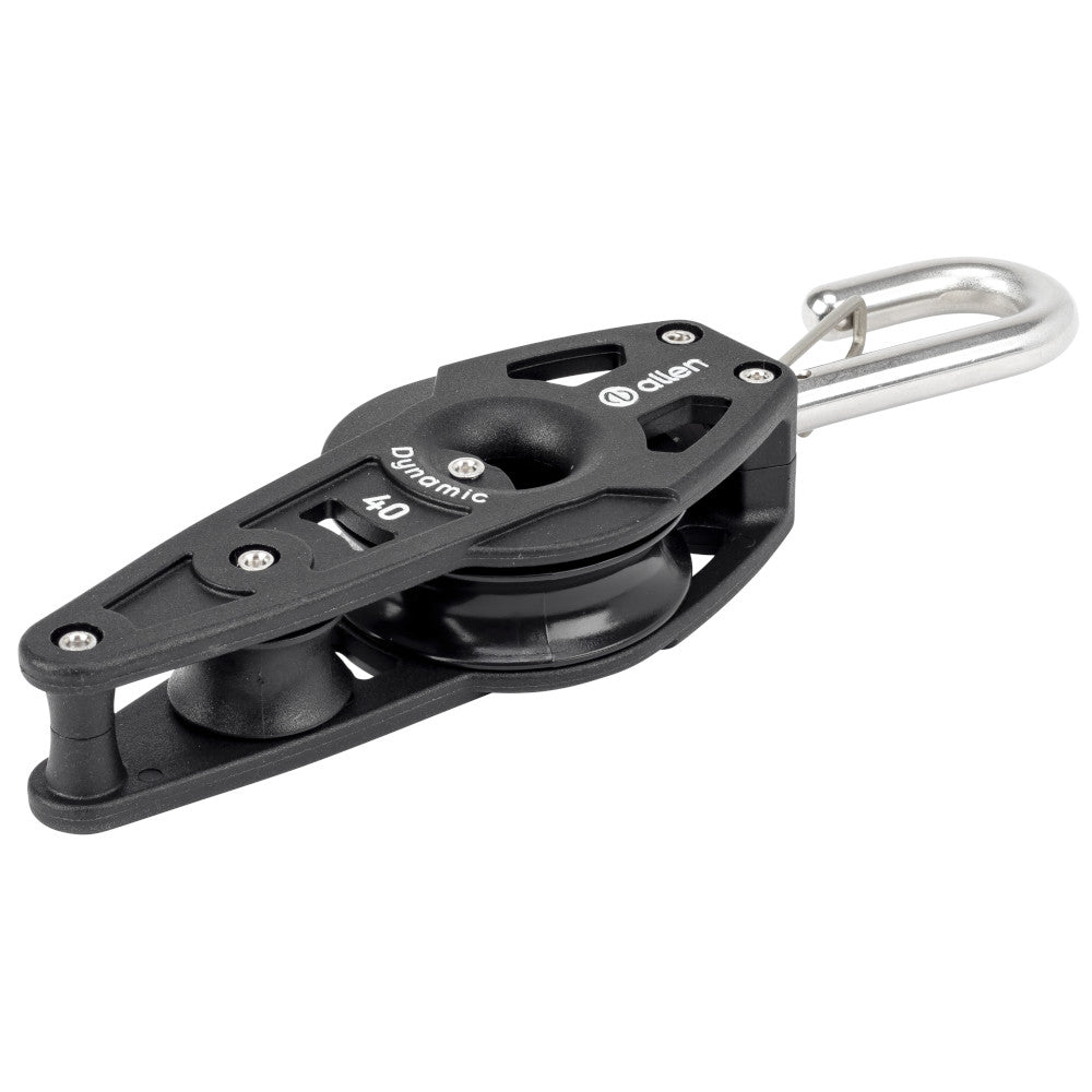 40mm Single Dynamic Block - Hook, Becket, Fiddle