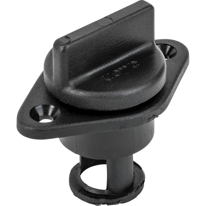 Drain Socket With Captive Screw Bung - Grey