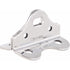 Stainless Steel Radiused Anchor Plate, Wide Hole