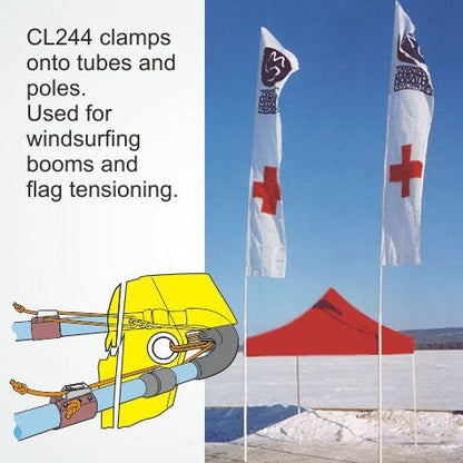 Aluminium Boom Cleat and Clamp
