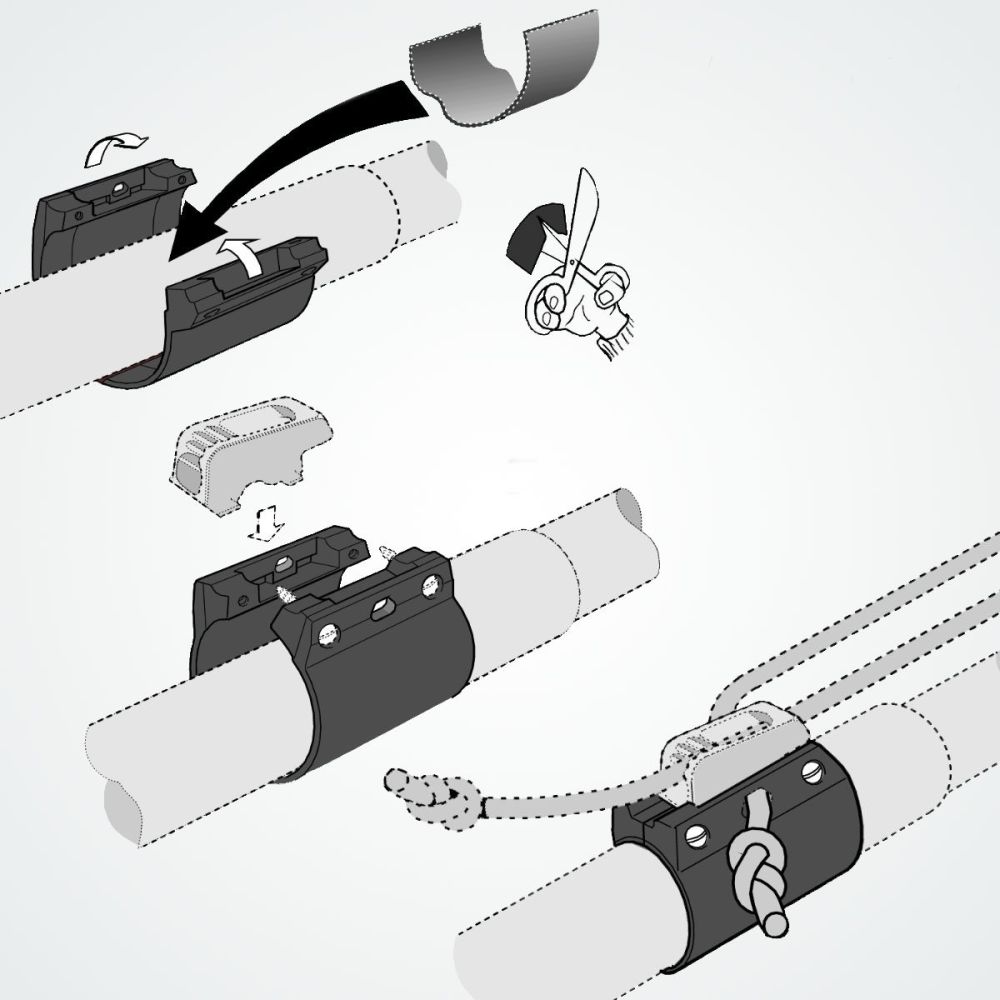 Aluminium Boom Cleat and Clamp