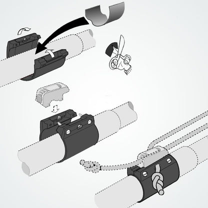 Aluminium Boom Cleat and Clamp